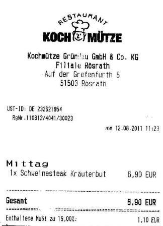 ieeb Hffner Kochmtze Restaurant